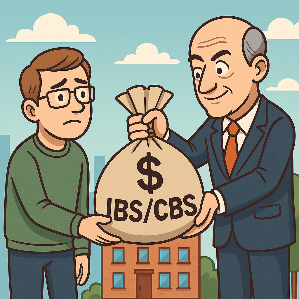 Imposto CBS e IBS na locação de imóveis